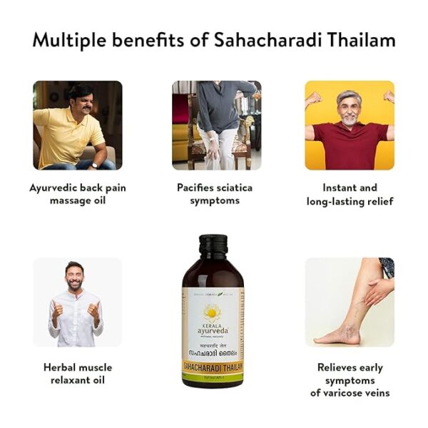 Kerala Ayurveda Sahacharadi Thailam 200 ml - Image 5