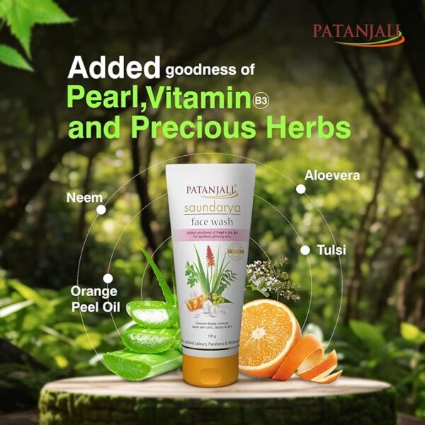 Patanjali Saundarya Face Wash 100 g - Image 6