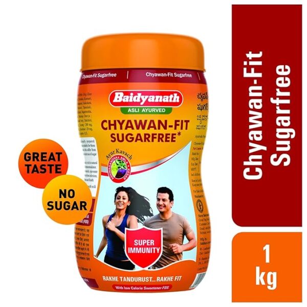 Baidyanath Chyawan-fit SF Chyawanprash 1 Kg - Image 4