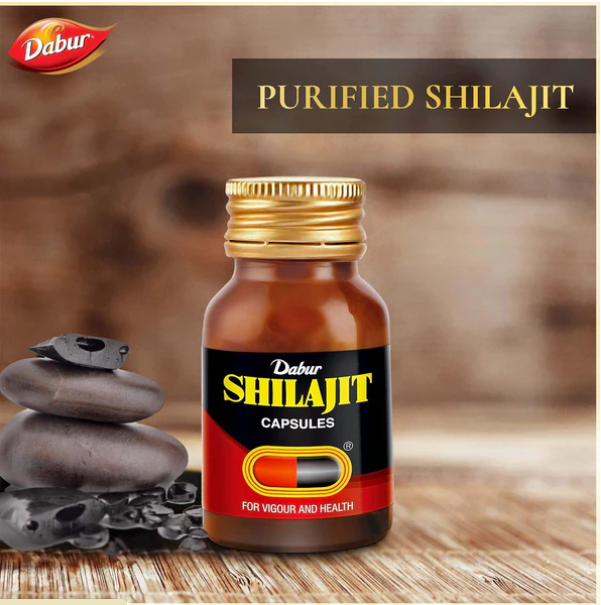 Dabur Shilajit Ayurvedic Capsules 100 cap