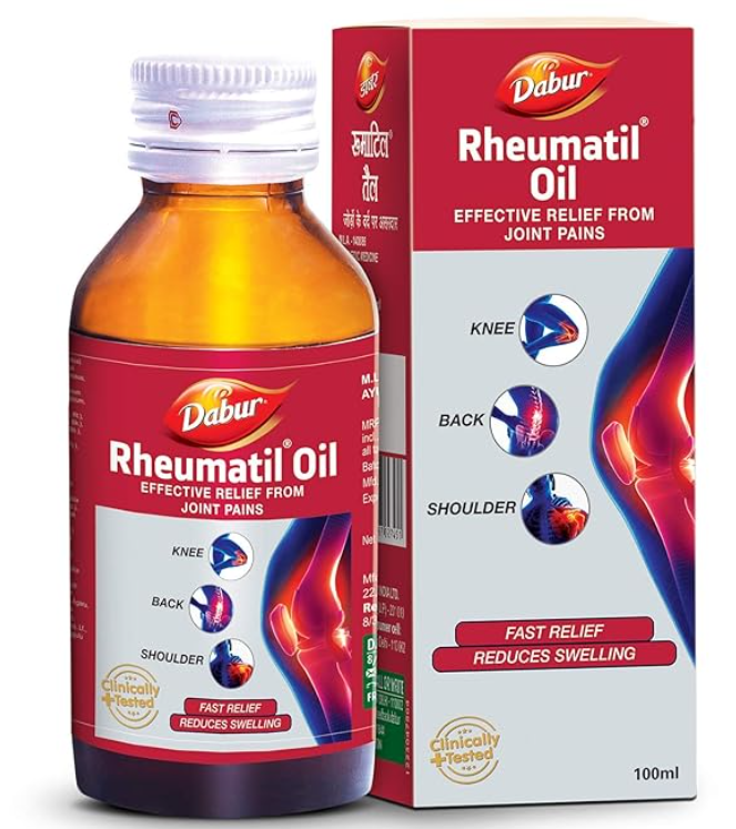 Dabur Rheumatil Oil for Joint Pain Relief 100ml
